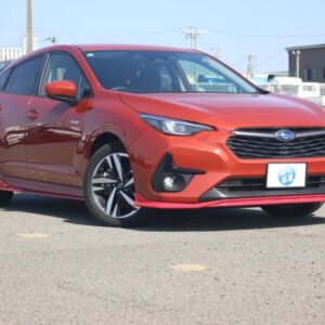 2023 Subaru Impreza orange hybrid used car Japan export