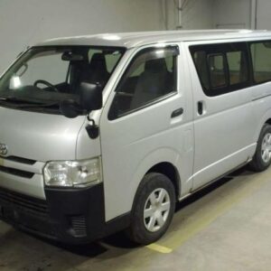 2015 Toyota Regius Ace Van silver diesel used car Japan export