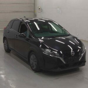 2023 Nissan Note black gasoline used car Japan export