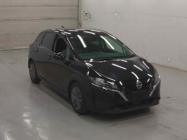 Ref:AUX-22980858 NISSAN NOTE 2023 1 2023 Nissan Note black gasoline used car Japan export