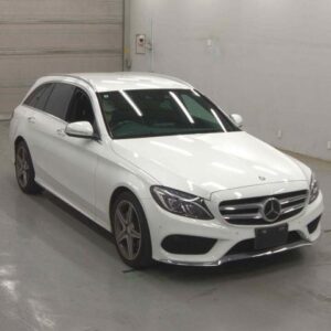 2015 Mercedes Benz C-Class Stationwagon pearl gasoline used car Japan export