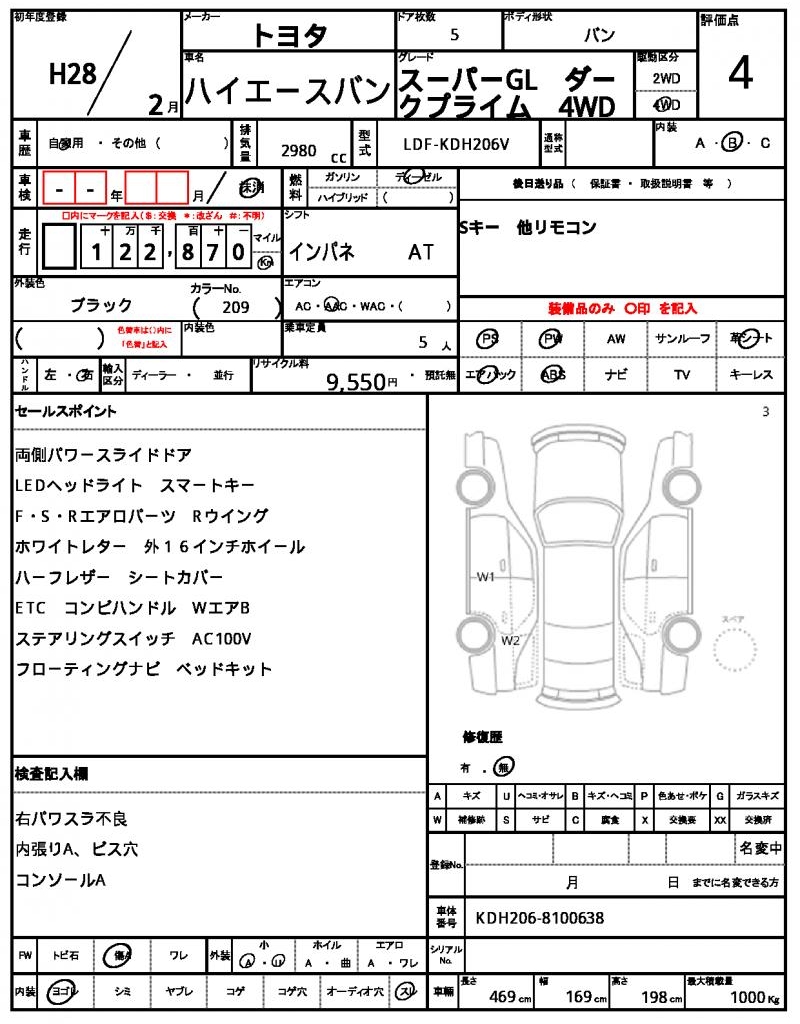 Ref:AUX-22984586 TOYOTA HIACE VAN 2016 5 Ref:AUX-22984586 TOYOTA HIACE VAN 2016 - Image 5