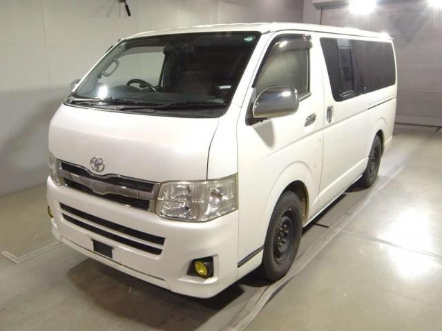 Ref:AUX-22984591 TOYOTA HIACE VAN 2013 1 2013 Toyota Hiace Van pearl diesel used car Japan export
