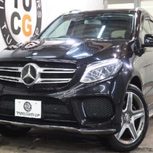 2015 Mercedes Benz Gle black diesel used car Japan export