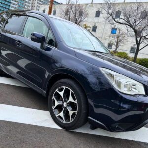2013 Subaru Forester blue gasoline used car Japan export