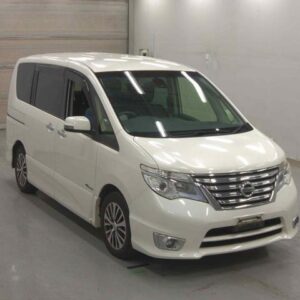 2015 Nissan Serena pearl gasoline used car Japan export