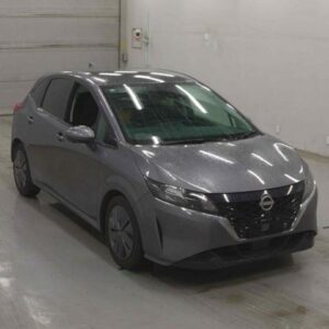 2023 Nissan Note gray gasoline used car Japan export