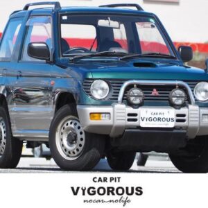 1995 Mitsubishi Pajero Mini green gasoline used car Japan export