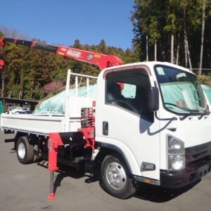 2015 Isuzu Elf Truck white diesel used car Japan export