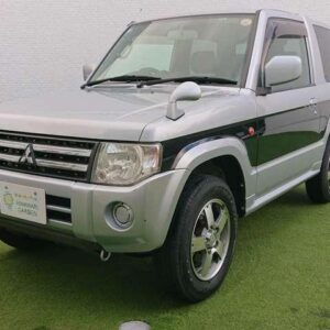 2010 Mitsubishi Pajero Mini silver gasoline used car Japan export