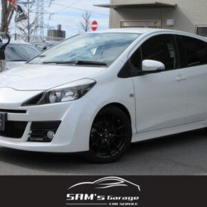 2014 Toyota Vitz white gasoline used car Japan export