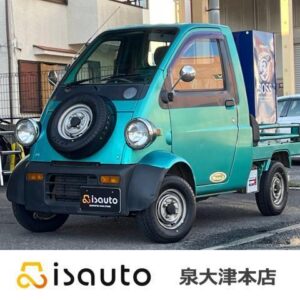 1996 Daihatsu Midgetii green gasoline used car Japan export