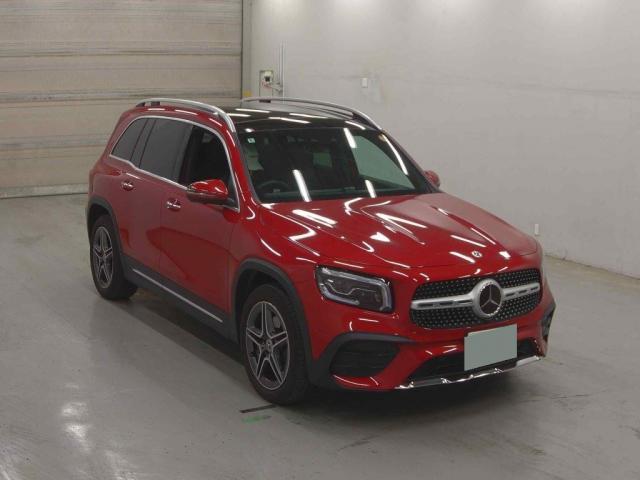 Ref:AUX-22994292 MERCEDES BENZ GLB 2024 1 2024 Mercedes Benz Glb red gasoline used car Japan export