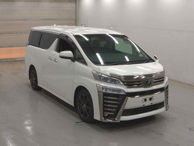 Ref:AUX-22994548 TOYOTA VELLFIRE 2018 1 2018 Toyota Vellfire pearl gasoline used car Japan export