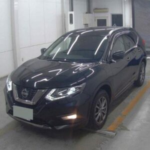 2020 Nissan X-Trail black gasoline used car Japan export