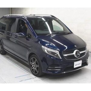 2021 Mercedes Benz V-Class blue diesel used car Japan export