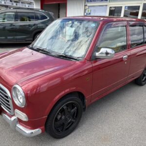 2002 Daihatsu Mira Gino red gasoline used car Japan export