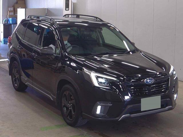 Ref:AUX-22995377 SUBARU FORESTER 2021 1 2021 Subaru Forester black gasoline used car Japan export