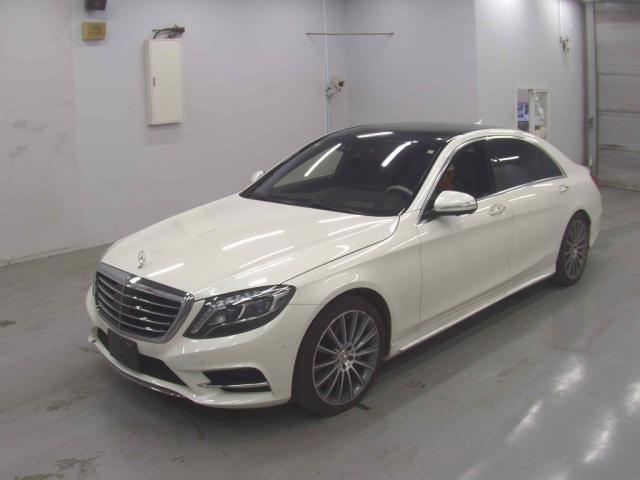 Ref:AUX-22995385 MERCEDES BENZ S-CLASS 2015 1 2015 Mercedes Benz S-Class pearl gasoline used car Japan export