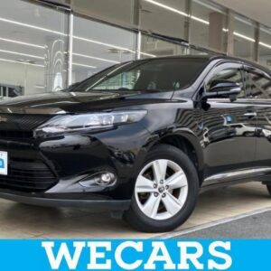 2017 Toyota Harrier black gasoline used car Japan export