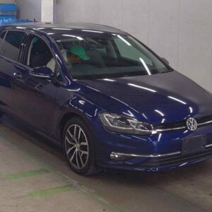 2018 Volkswagen Golf blue gasoline used car Japan export
