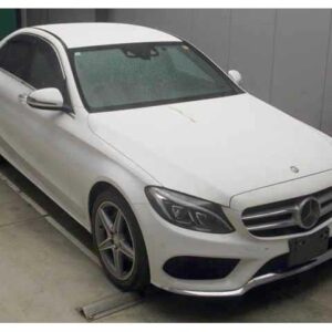2017 Mercedes Benz C-Class white diesel used car Japan export