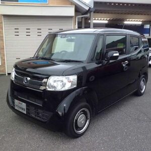 2019 Honda N-Box Slash black gasoline used car Japan export