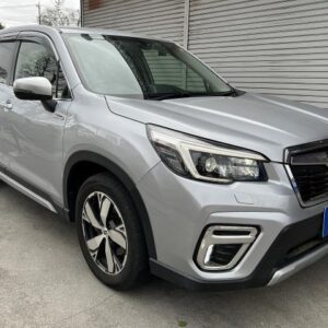 2021 Subaru Forester silver hybrid used car Japan export
