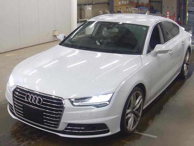 Ref:AUX-22999611 AUDI A7 SPORTBACK 2017 1 2017 Audi A7 Sportback white gasoline used car Japan export