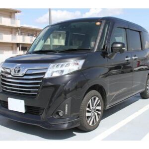 2019 Toyota Roomy black gasoline used car Japan export