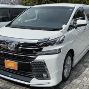 2015 Toyota Vellfire pearl gasoline used car Japan export