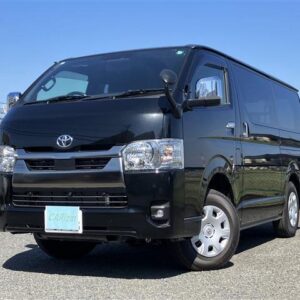2025 Toyota Hiace Van black diesel used car Japan export