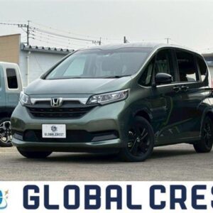 2023 Honda Freed Hybrid green gasoline used car Japan export