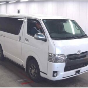 2018 Toyota Hiace Van pearl diesel used car Japan export