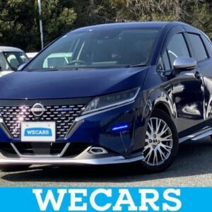 2021 Nissan Note blue gasoline used car Japan export