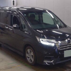 2021 Honda Stepwagon Spada black gasoline used car Japan export