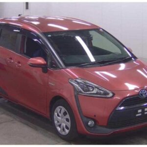 2015 Toyota Sienta red gasoline used car Japan export