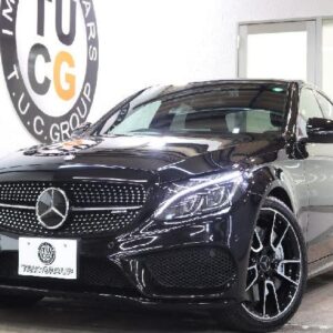 2017 Mercedes Benz C-Class black gasoline used car Japan export