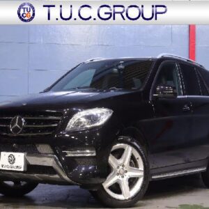 2015 Mercedes Benz M-Class black diesel used car Japan export
