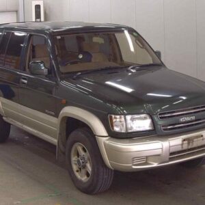1999 Isuzu Bighorn green gasoline used car Japan export