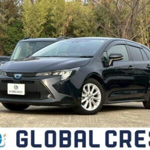 2022 Toyota Corolla Touring black gasoline used car Japan export