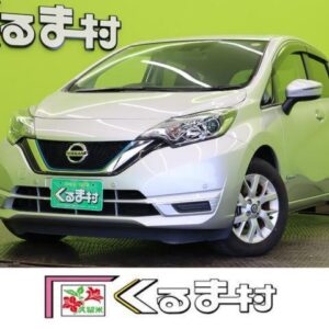 2021 Nissan Note silver hybrid used car Japan export