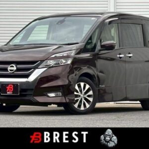 2017 Nissan Serena tea hybrid used car Japan export