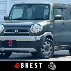 2015 Suzuki Hustler green hybrid used car Japan export