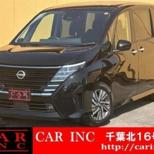 2023 Nissan Serena black hybrid used car Japan export