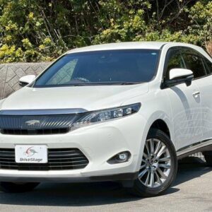 2015 Toyota Harrier pearl gasoline used car Japan export