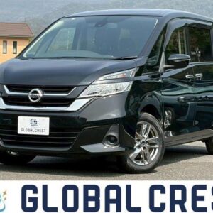 2018 Nissan Serena black gasoline used car Japan export