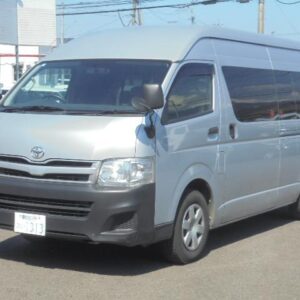 2011 Toyota Hiace Commuter silver gasoline used car Japan export