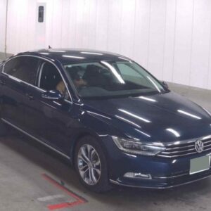 2015 Volkswagen Passat blue gasoline used car Japan export