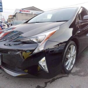 2016 Toyota Prius black hybrid used car Japan export